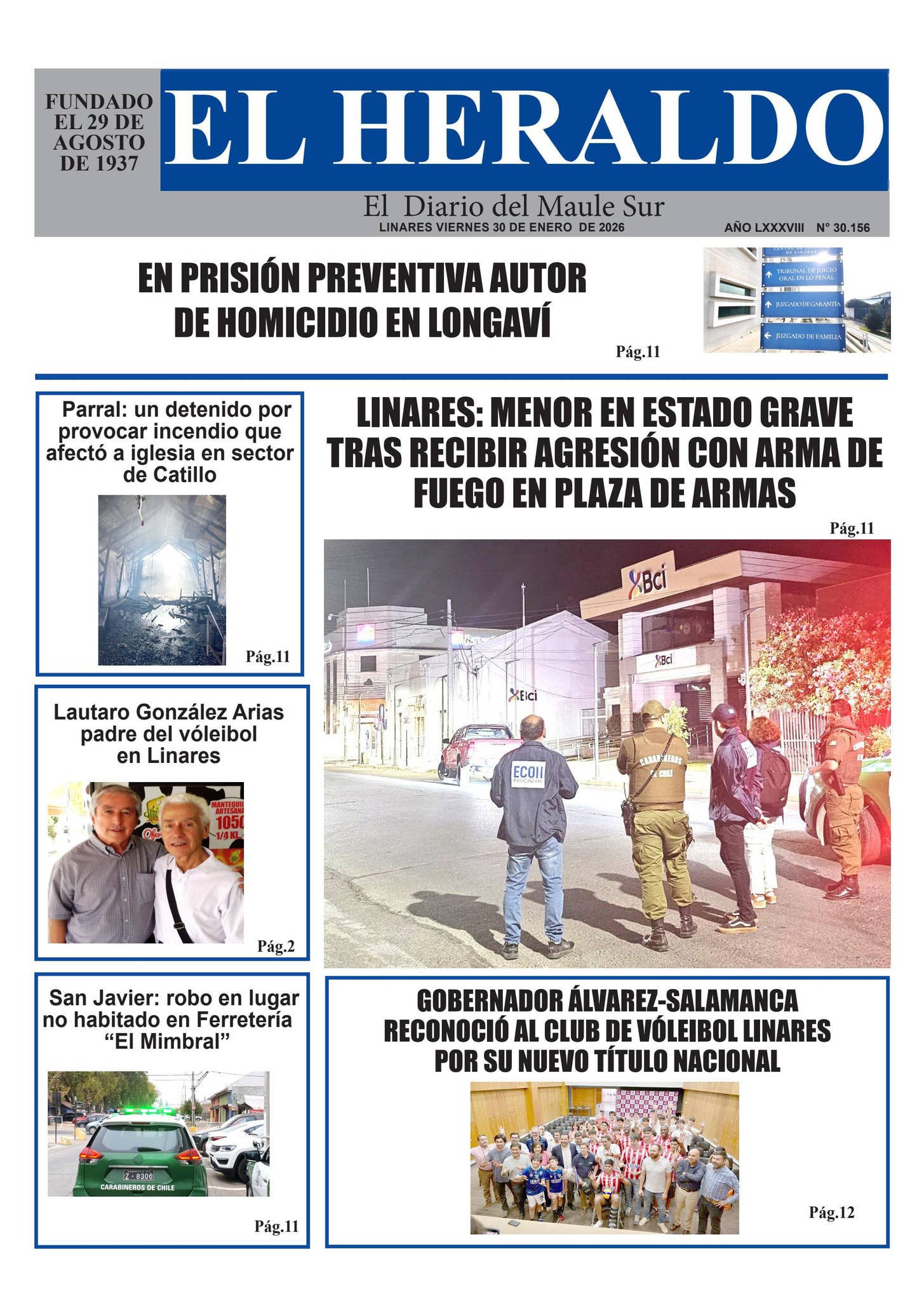 Viernes 30 de enero 2026