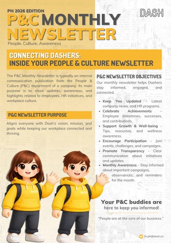 P&C Monthly Newsletter - 2026 Edition 