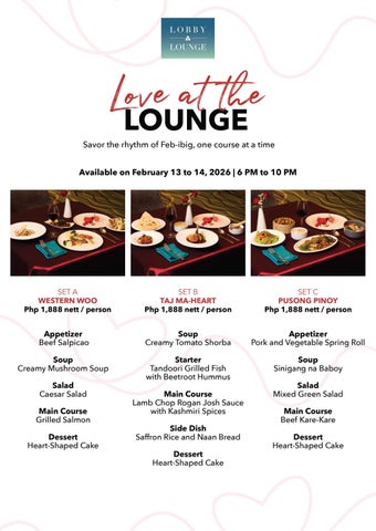 Valentine's at bai Hotel Cebu 