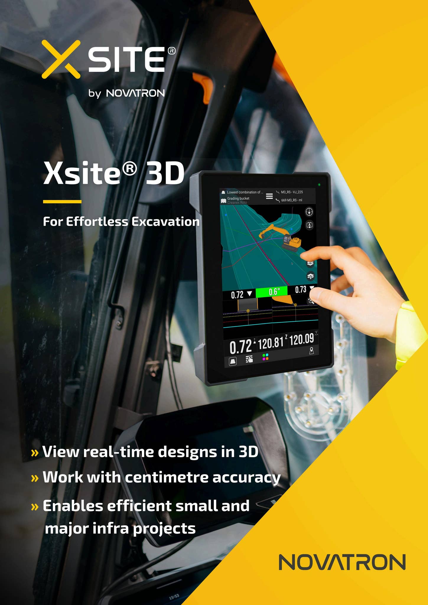 Xsite® 3D Machine Control System - For Effortless Excavation by ...