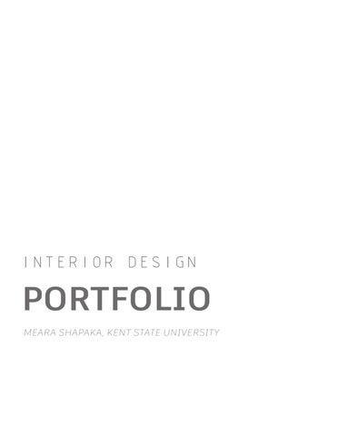 Meara Shapaka- Interior Design Portfolio