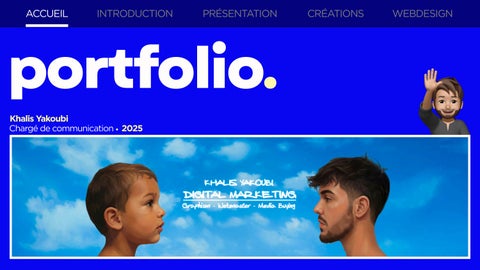 Portfolio - Khalis Yakoubi