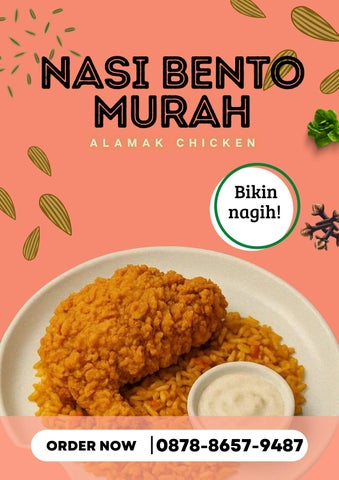 Nasi Bento Murah Alamak Chicken WA 0878-8657-9487