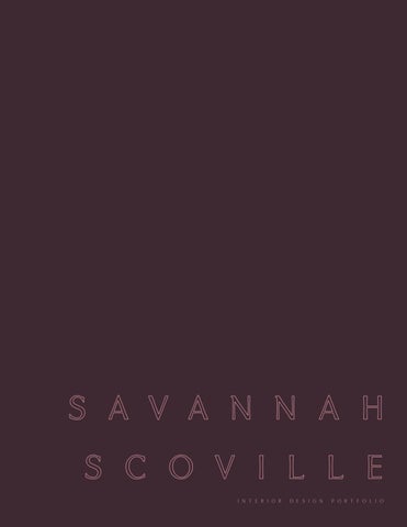 Savannah Scoville | Interior Design Portfolio