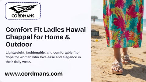 Comfort Fit Ladies Hawai Chappal for Home & Outdoor