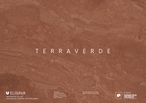 TERRAVERDE - TALLER DE COCINA