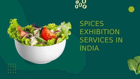 Spices Exhibition Services in India