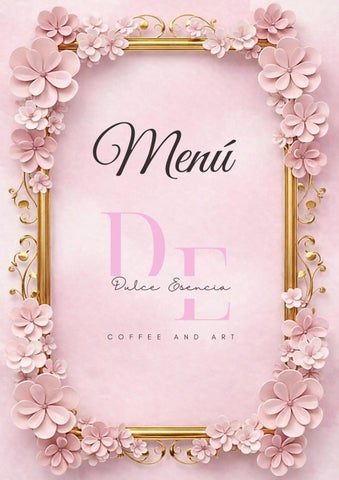 Menú Dulce Esencia