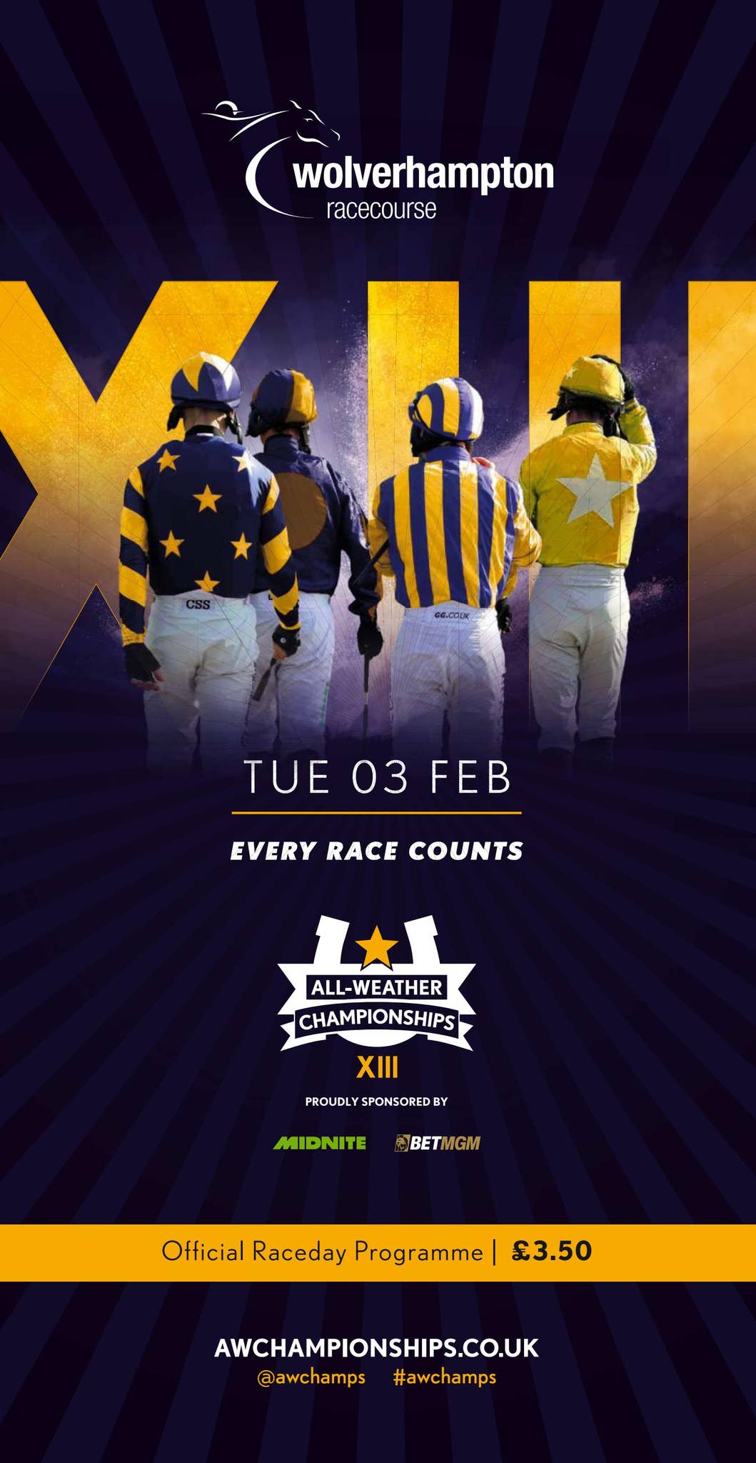 Wolverhampton Racecard - Tuesday 3rd February by Arena Racing Company ...