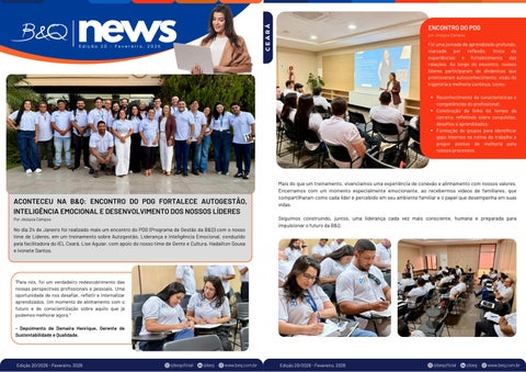 B&Q NEWS - 20ª EDIÇÃO - 2026