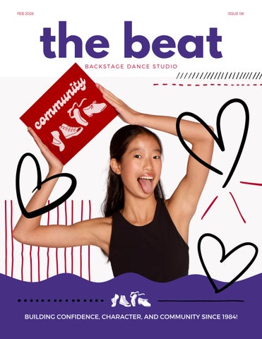 Backstage Dance Studio-February 2026 Newsletter