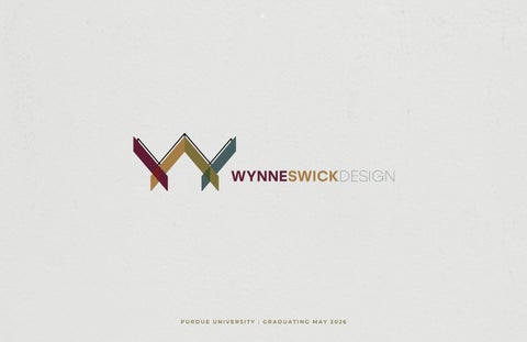 Wynne Swick Design Portfolio