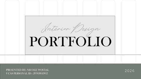 Nicole Wocial -  Interior Design Portfolio