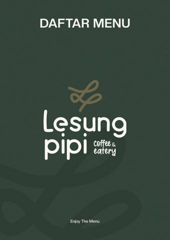 Menu Lesung Pipi Coffee and Eatery Lumajang
