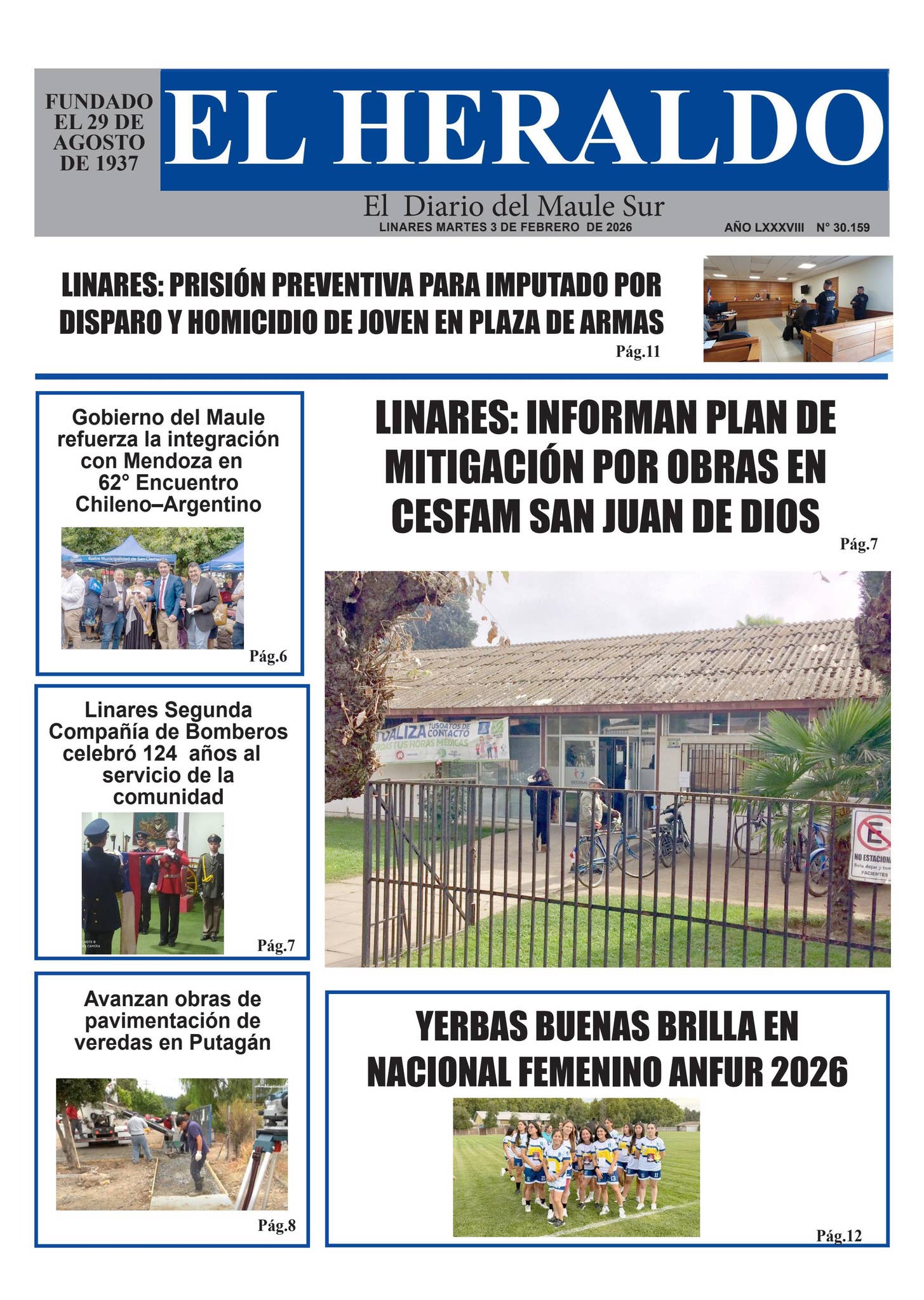 Martes 03 de febrero 2026