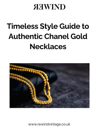 Iconic Chanel Jewelry: Gold Necklace Styling Tips