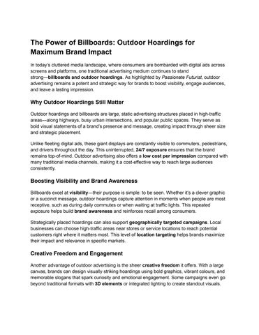 The Power of Billboards_ Outdoor Hoardings for Maximum Brand Impact