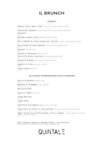 QUINTALE | Ristorante braceria in Franciacorta | Aperitivi