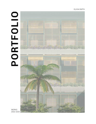 Architecture Portfolio - Olivia Smith