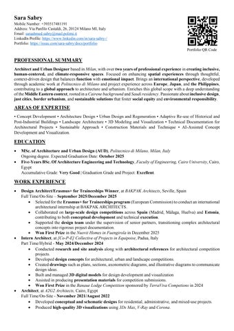 CV 2026 by sara-sabry - Issuu