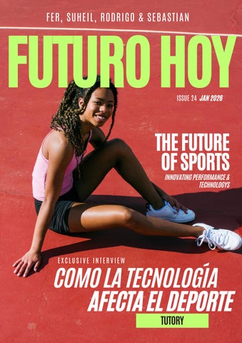 Green and White Modern Sports Magazine