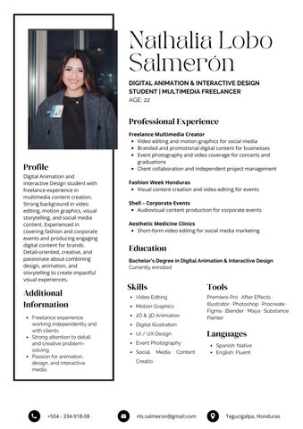 Nathalia Salmeron CV