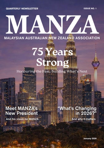Issue No. 1 - MANZA Newsletter 2026