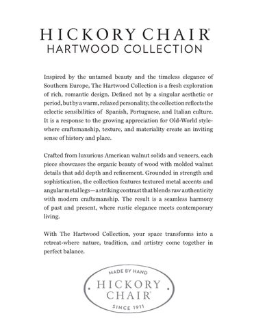 Hickory Chair Bangkok - Hartwood 家具产品集 型录 第 2 页