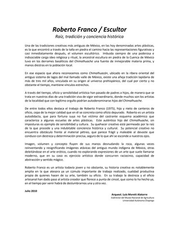 Roberto Franco RaÃ_z e Historia 2026