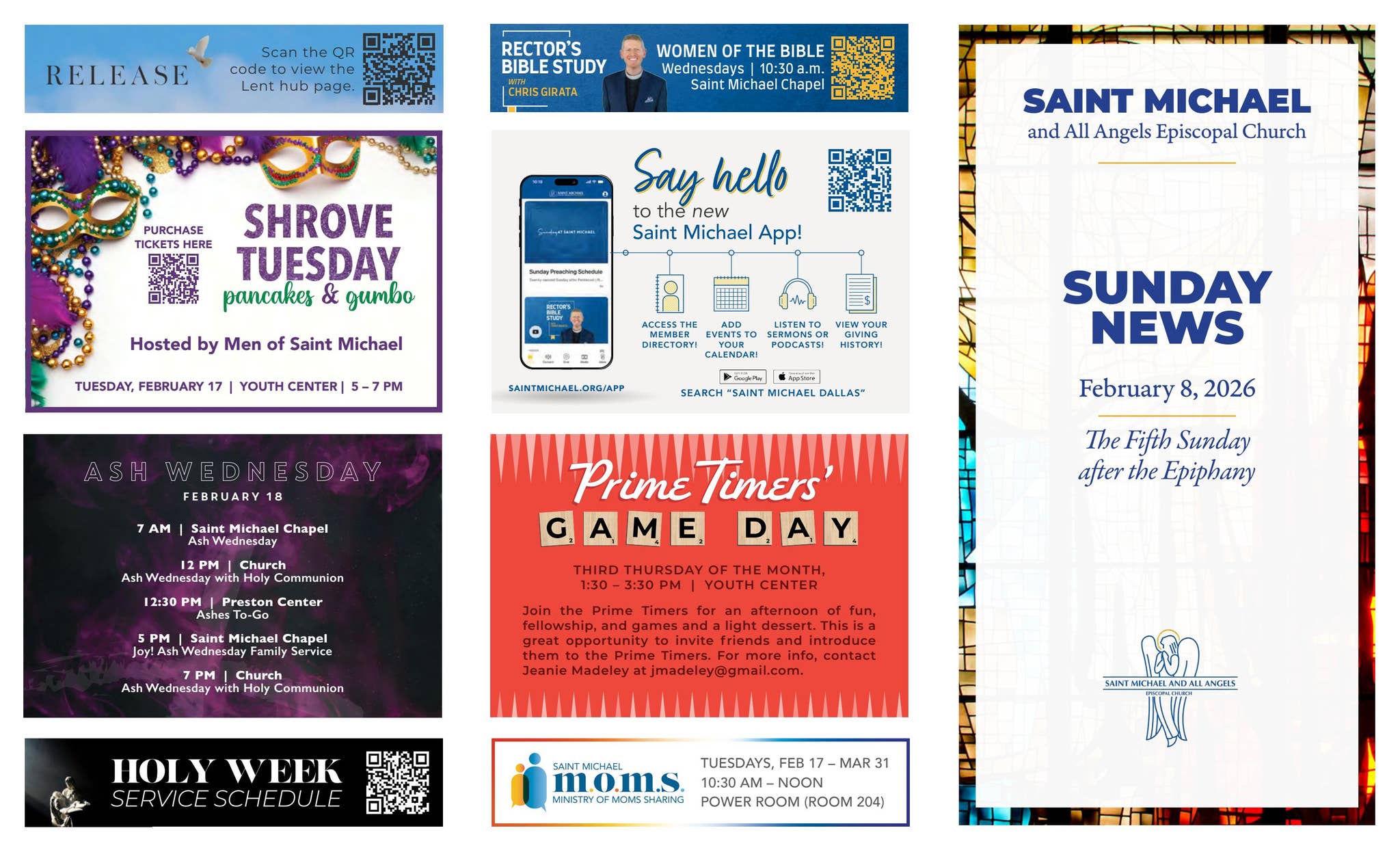 FEB. 8 | Sunday News by Saint Michael and All Angels Episcopal Church ...