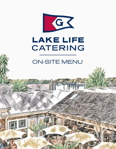 On-Site Catering Menu 2026