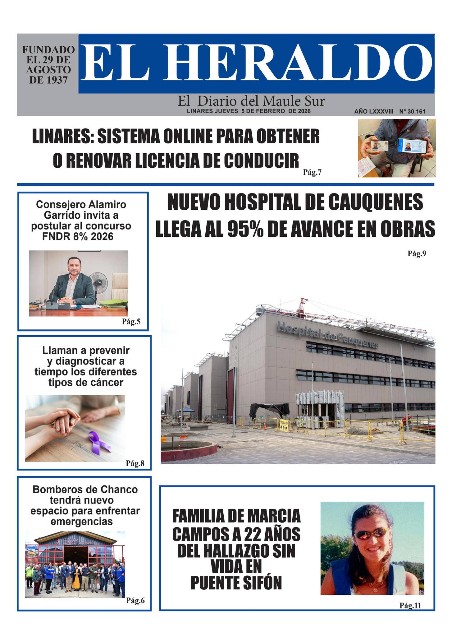 Jueves 05 de febrero 2026