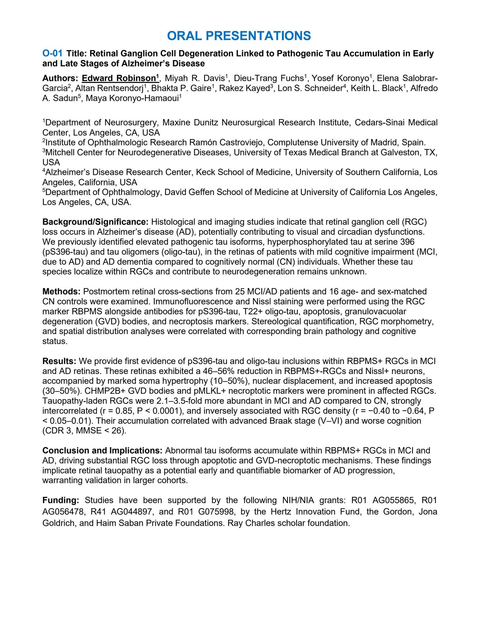 Dr. Curtis L. Parker Student Research Symposium_Oral Abstracts by ...