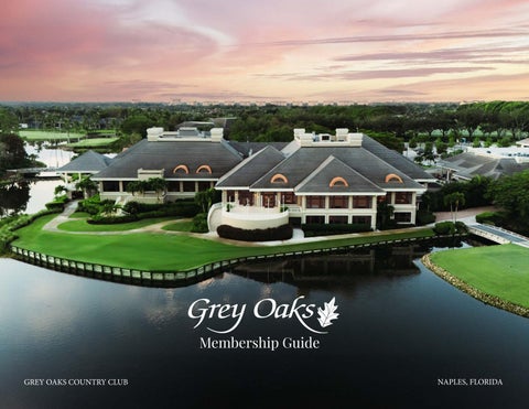 Grey Oaks Country Club Membership Guide 2026
