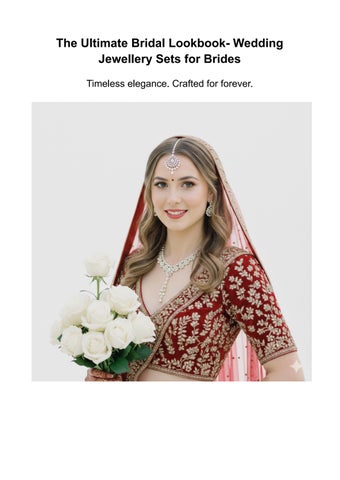 The Ultimate Bridal Lookbook- Wedding Jewellery Sets for Brides