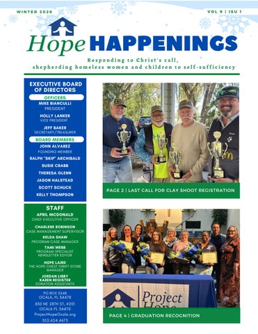 2026 Q1 Winter Hope Happenings