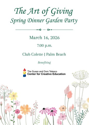 The Art of Giving | Spring Dinner Garden Party