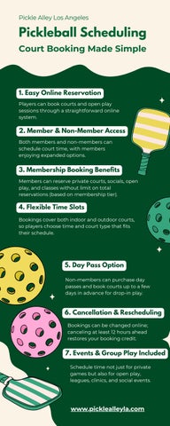 Pickleball Scheduling Made Simple for Every Player
