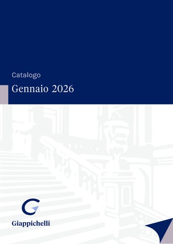 Catalogo Giappichelli Gennaio 2026
