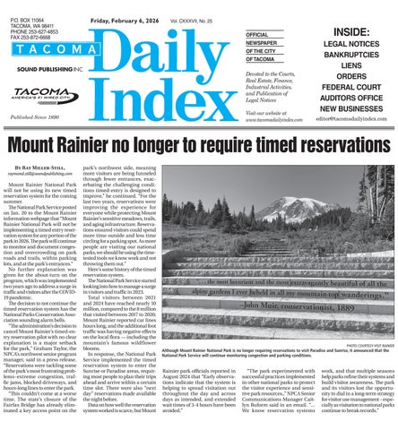 Tacoma Daily Index, February 06, 2026