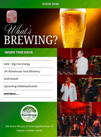 48th issue - CBL What's Brewing? Newsletter 