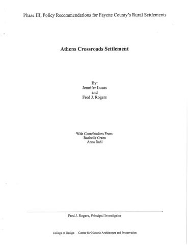 Rural Settlement Study 第 18 页