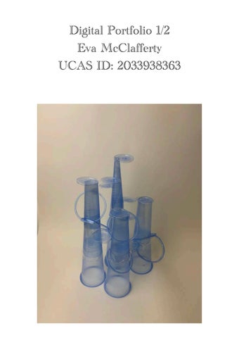 Eva McClafferty - Portfolio- 1:2 - UCAS ID: 2033938363