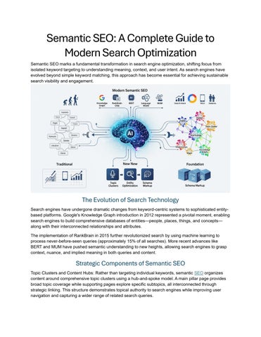 Semantic SEO: A Complete Guide to Modern Search Optimization
