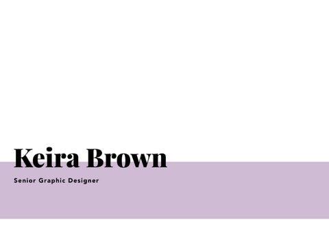 Keira Brown portfolio