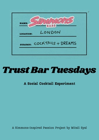 Trust Bar Tuesdays