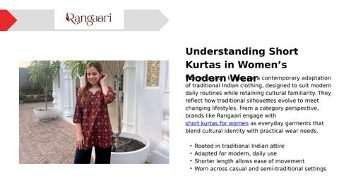 Understanding Short Kurtas in Women’s Modern Wear