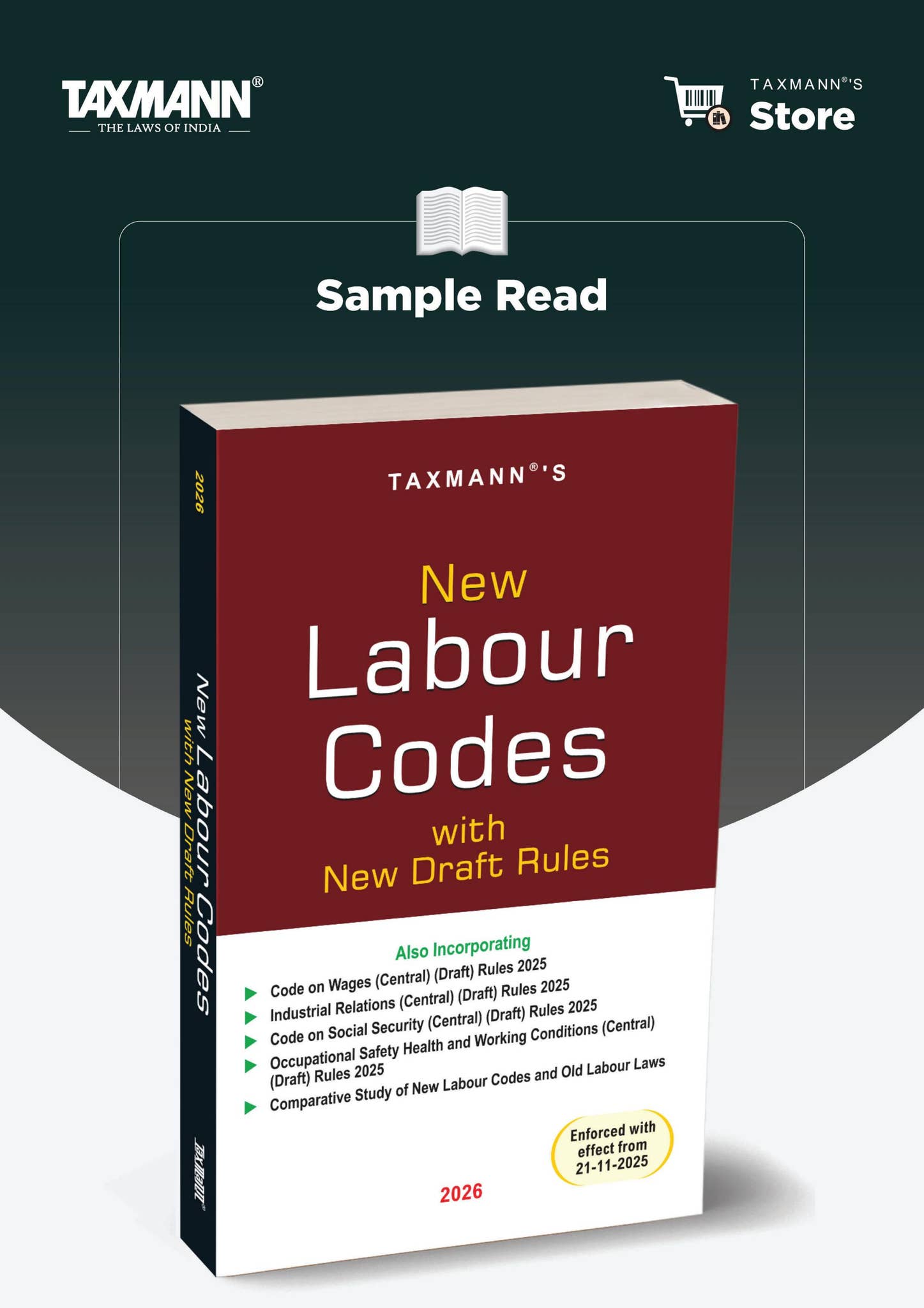 Taxmann's New Labour Codes with New Draft Rules and Comparative Study ...