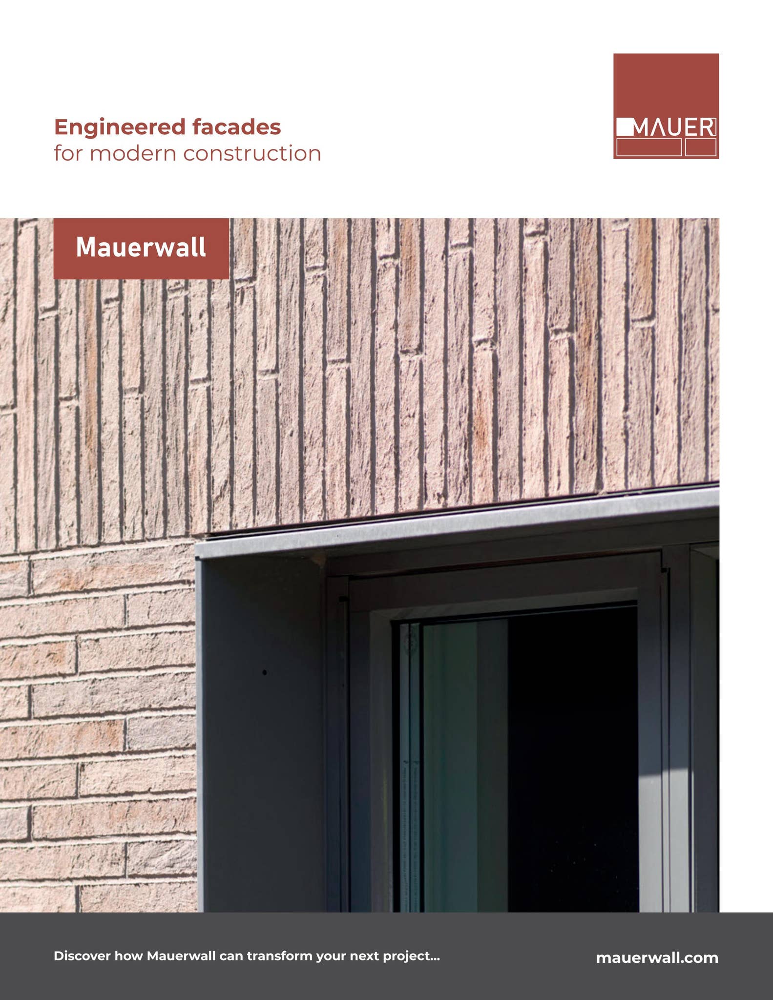 Mauer Cladding System MAUER US Brochure 2026 ONLINE by Radar Media Ltd - Issuu