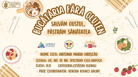 Bucătăria fără gluten: Salvăm gustul, păstrăm sănătatea